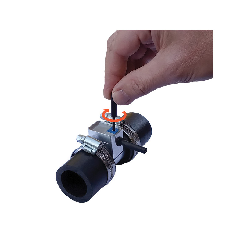 Kit termocontatto regolabile su tubo flessibile Revotec Ø45 mm per ventilatore - AS-EFC45 - EFC45 - 3661768473078