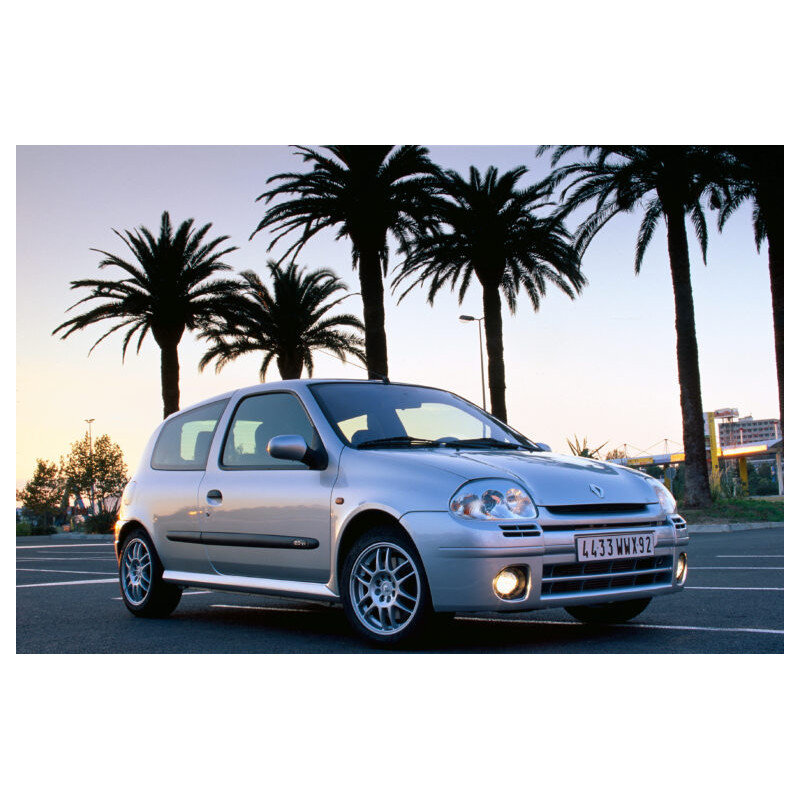 Inoxcar sportuitlaat Renault Clio 2 RS 172 pk 2000-2001 Verborgen uitlaatpijp - IC-RECL12ORIG54 - RECL.12.ORIG54 - 3661768421895