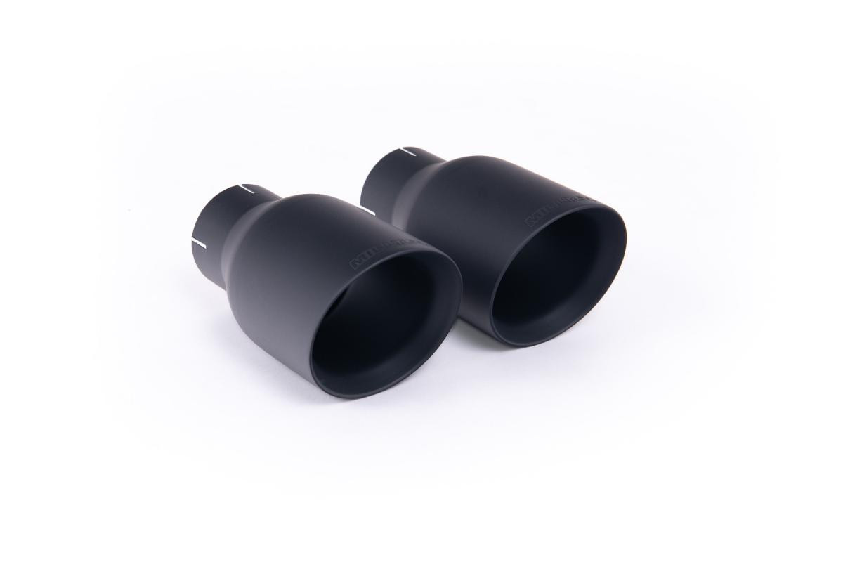 Milltek GPF-Back Exhaust Line with Intermediate Pipe and GT100 Cerakote Black Outlets for Mini Cooper S F66 2.0T (2024+) - MLK-SSXM493 - SSXM493