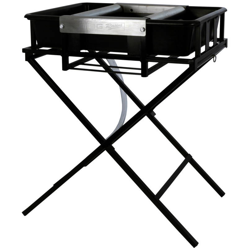 Zwarte stalen wasbak - BG-R178 - BGR178 - 5060252096607