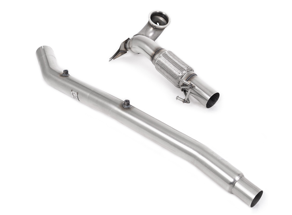 Downpipe uitlaat met Milltek Decat SSXVW664 - MLK-SSXVW664-S - SSXVW664-S - 3666618846569