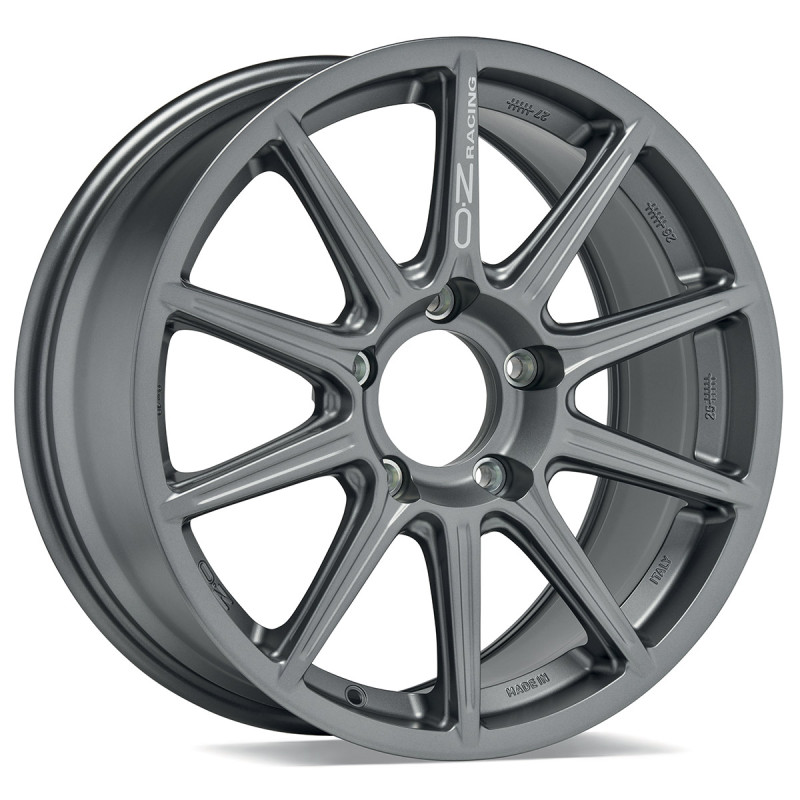 OZ Racing Rally Tarmac 18x8 Matte Graphite Gray Aluminum Rim - Toyota Yaris GR Rally2 - W01E31001YL3 - OZ-TARMACRALLYR2-801831-A - W01E31001 YL3 - 3666618799216