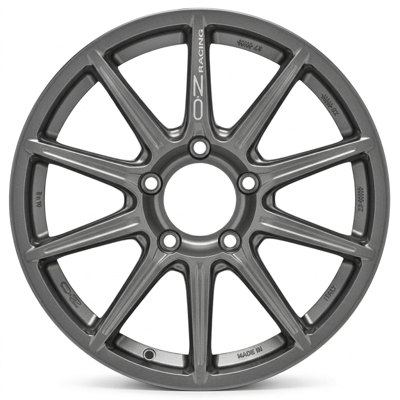 Jante alu OZ Racing Rally Tarmac 18x8 Gris Graphite Mat - Toyota Yaris GR Rally2 - W01E31001YL3 - OZ-TARMACRALLYR2-801831-A - W01E31001 YL3 - 3666618799216