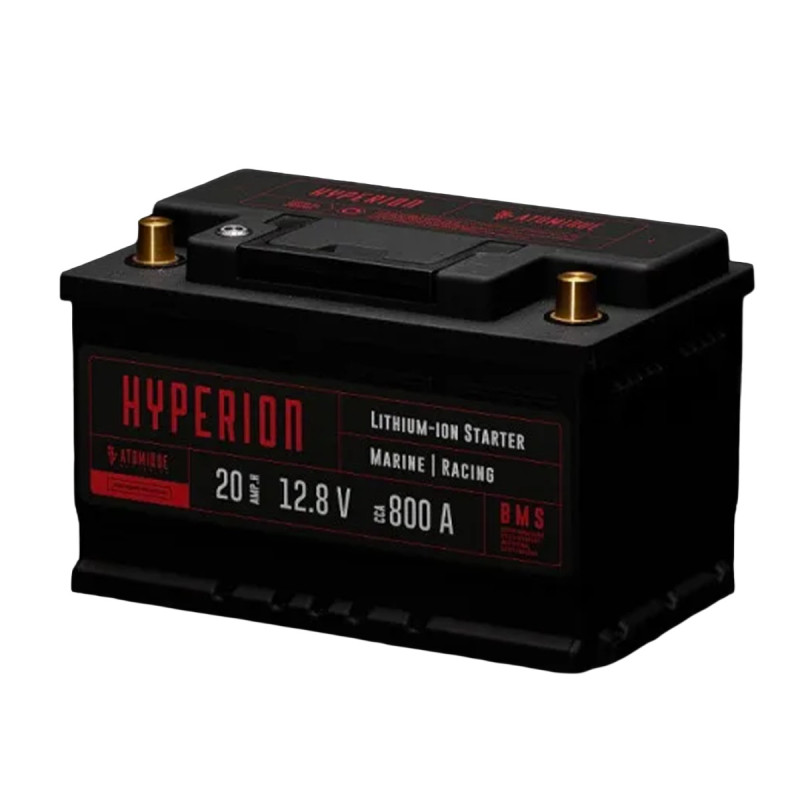 Batteria litio Atomique Batteries Hyperion 20-T6 Lithium-ion LiFePO4 12V alte prestazioni 20Ah - ATBAT-HYP20-T6 - AB-HYP20-T6 - 3770011694044