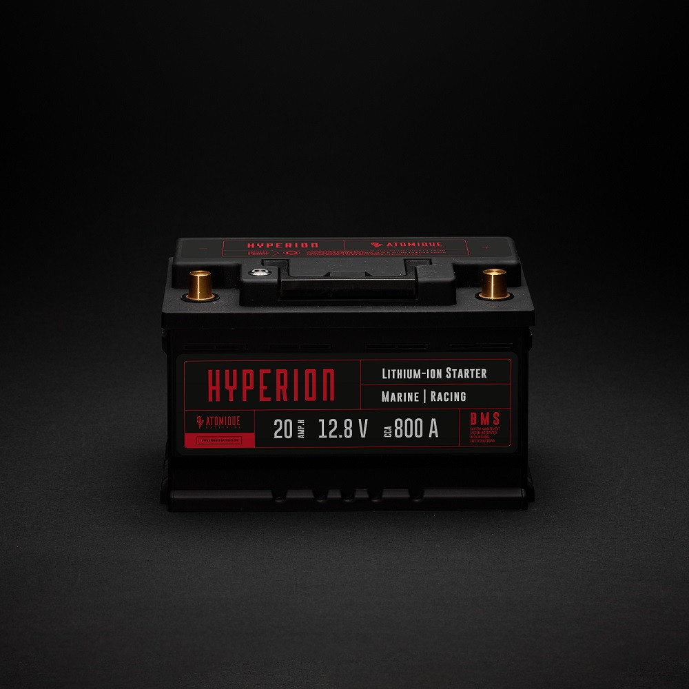 Baterie litiu-ion Atomique Batteries Hyperion 20-T6 LiFePO4 12 V, de înaltă performanță, 20 Ah - ATBAT-HYP20-T6 - AB-HYP20-T6 - 3770011694044