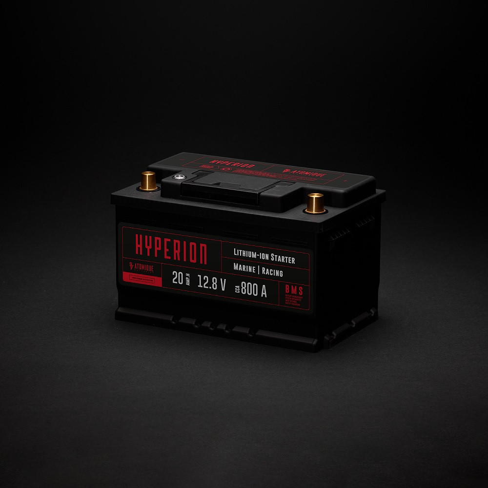 Atomique Batteries Hyperion 20-T6 Lithium-ion LiFePO4 12V high-performance 20Ah lithium battery - ATBAT-HYP20-T6 - AB-HYP20-T6 - 3770011694044