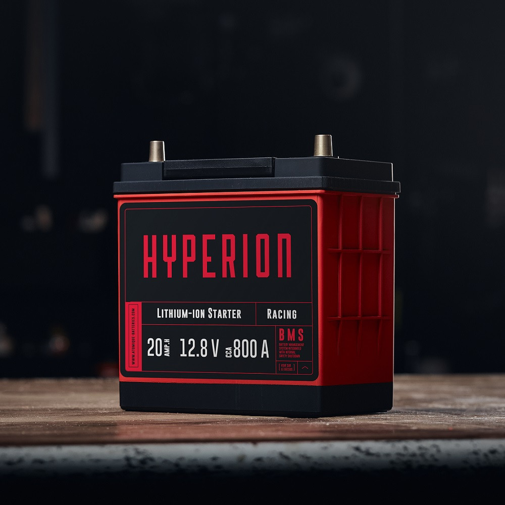 Atomique Batteries Hyperion 20 Lithium-ion LiFePO4 12V high-performance 20Ah lithium battery - ATBAT-HYP20 - AB-HYP20 - 3770011694051