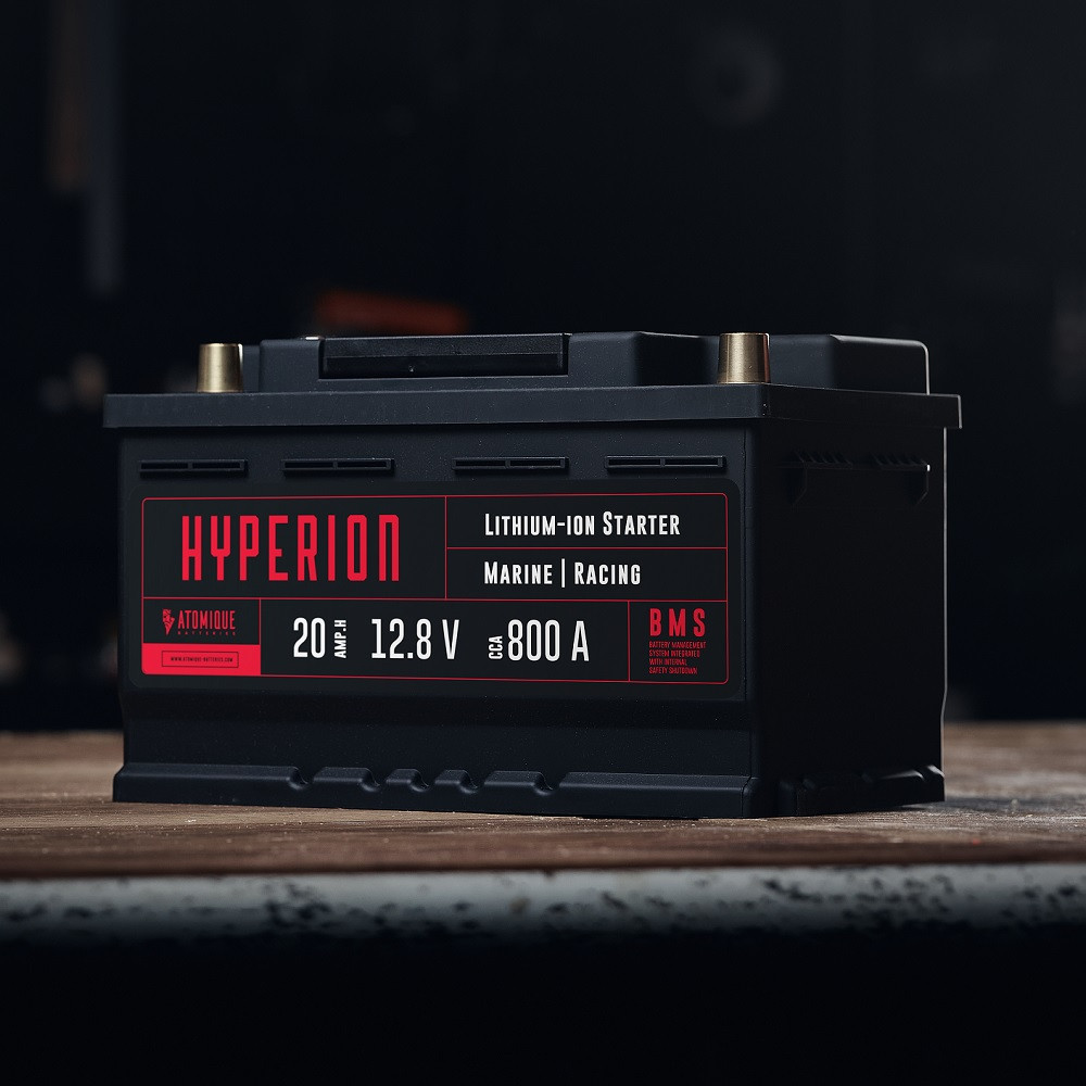Baterie litiu-ion Atomique Batteries Hyperion 20-T6 LiFePO4 12 V, de înaltă performanță, 20 Ah - ATBAT-HYP20-T6 - AB-HYP20-T6 - 3770011694044