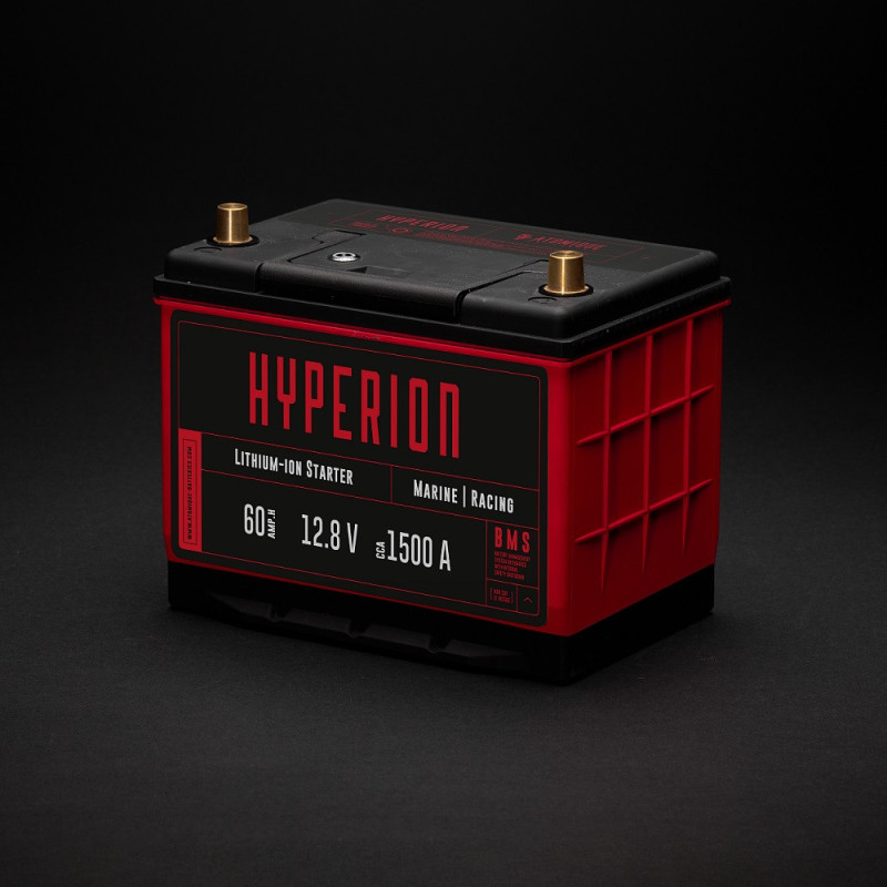 Batterie Lithium Atomique Batteries Hyperion 60 Lithium-ion LiFePO4 12V haute performance 60Ah - ATBAT-HYP60 - AB-HYP60 - 3770011694006