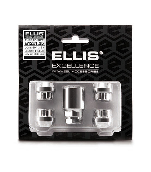 Set of 4 60° open-end wheel locks - DM-IGARD-EC.12X125 - NTXACN21A - 3666618797458