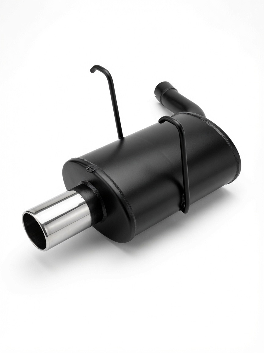 Aansluitingen / Uitlaatdemper GT2i Mini Cooper 1.6 R50 Na 2002 76mm uitlaatpijp - O-QD-MI788-R - 3661768236567