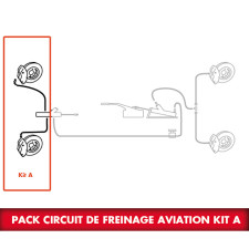 Pack circuit de freinage aviation Kit A - PACK-FREINAGE-A