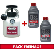 Motul RBF 600 Remvloeistof + 2 Blikken Autopurger Pakket - pack-purgeur-liquide-frein