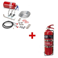 Sparco brandbluspakket 4.25L + GT2i 2kg - PACK-EXTINCTEUR-SPARCO-GT2I