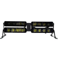 Pacchetto fari a led Racing Team 4: ottiche Spot &amp; Drive omologate per la circolazione stradale - PACK-LED-TEAM