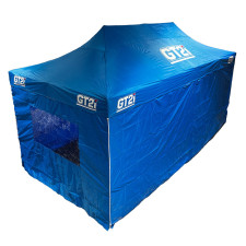 Blauw tentpakket 3x6 m – Modulaire overkapping voor rallyondersteuning - pack-gt-t-3x6-bleu-fenetre