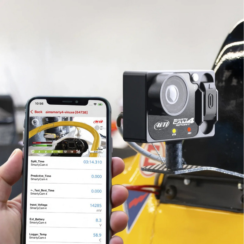 AIM SmartyCam 4 Corsa Full HD Data Logger Camera - AIM-SM4CORSA.85.4 - SM4-4