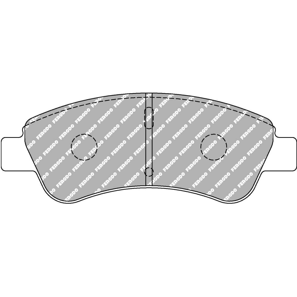 Plaquettes de frein FERODO DS UNO avant PEUGEOT 206 XS - F-CP1399Z - FCP1399Z - 3661768787656