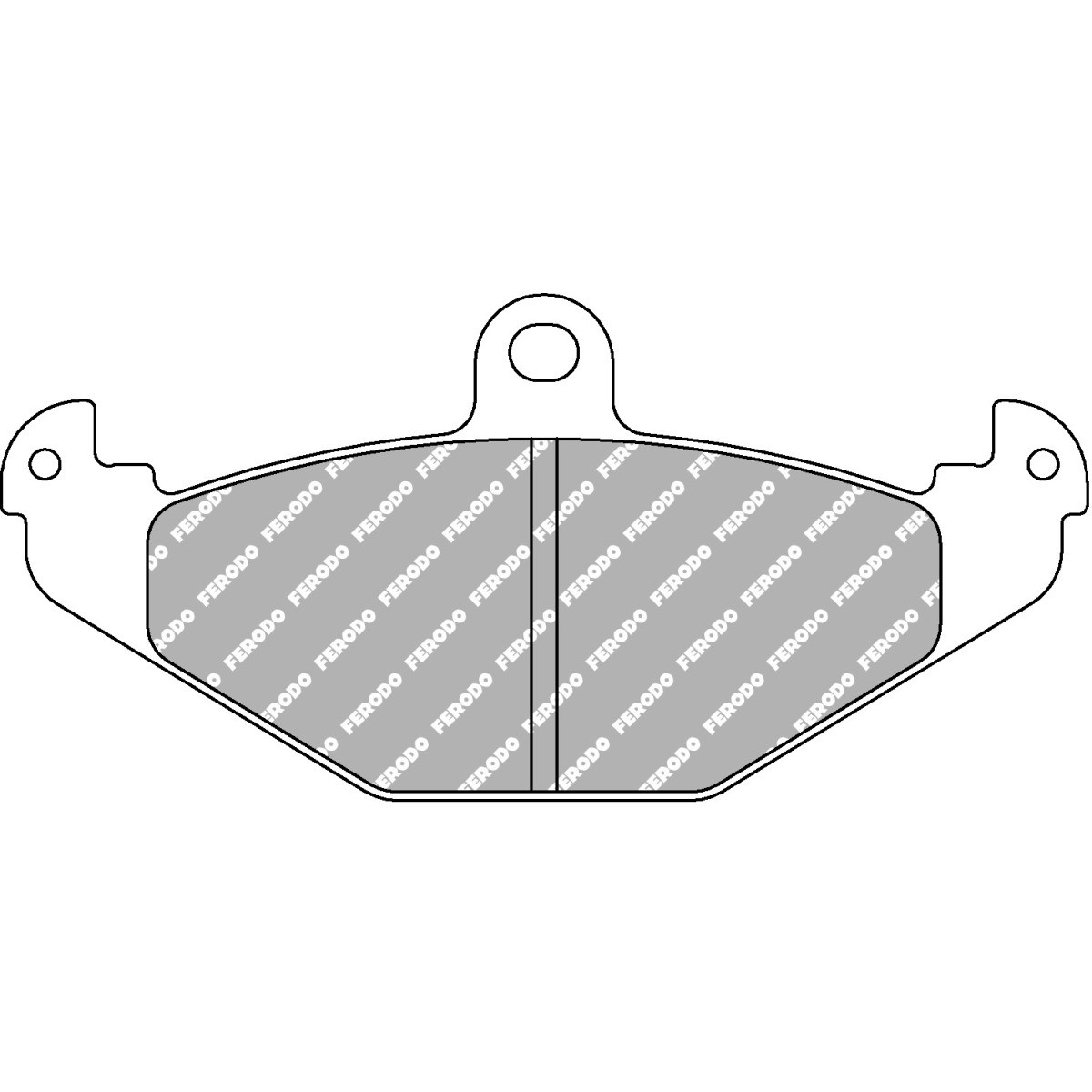 Plaquettes de frein FERODO DS 3.12 arrière LOTUS ELISE/SPEEDSTER - F-CP1560G - FCP1560G - 3661768787762