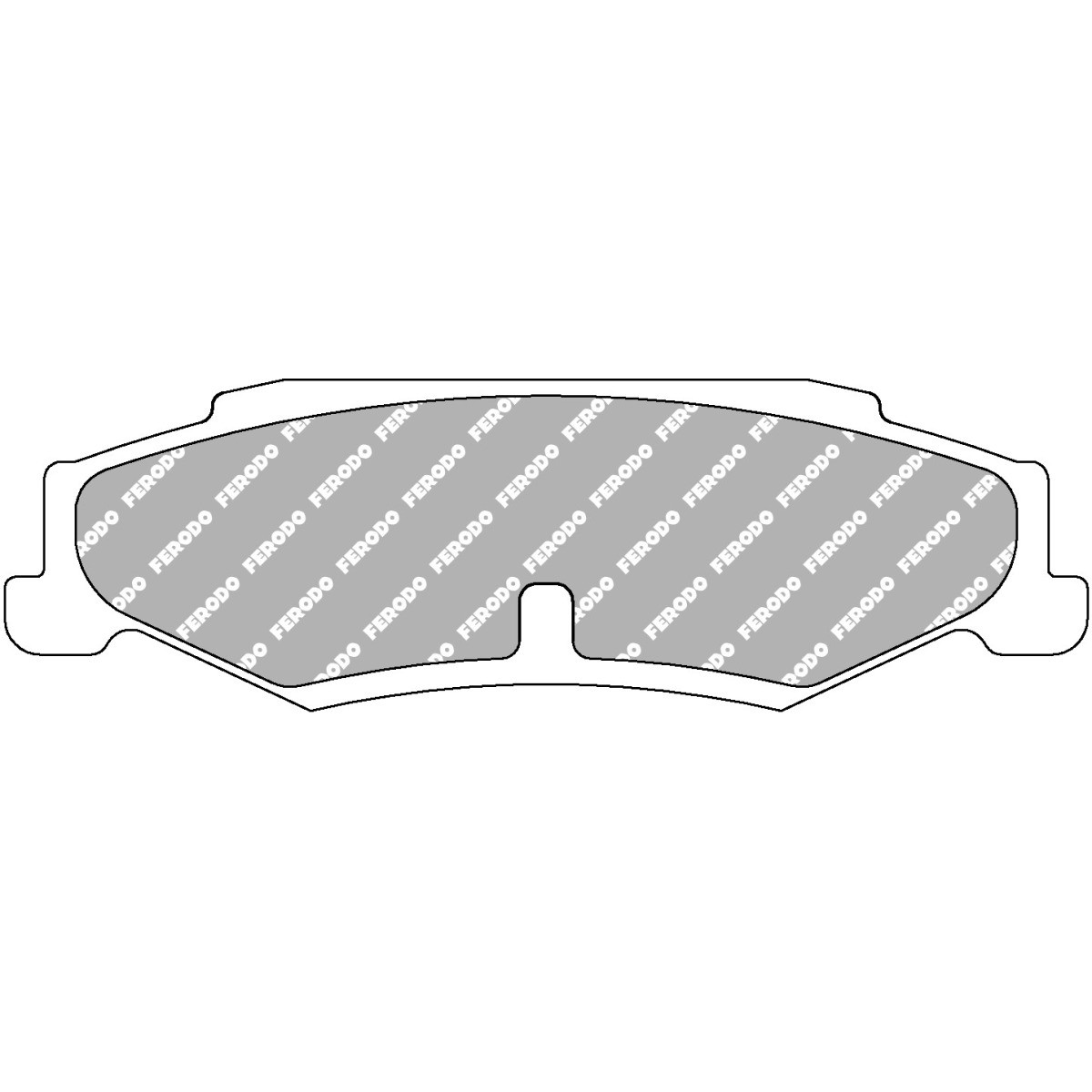 Remblokken FERODO DS2500 CHEVROLET Corvette - F-CP1563H - FCP1563H - 3661768787823