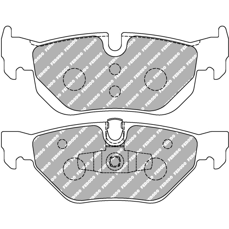 Pastiglie freno FERODO DS UNO posteriore BMW E87/E90/E91/E92 - F-CP1807Z - FCP1807Z - 3661768788110