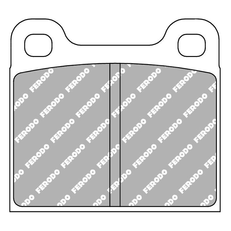 Remblokken FERODO DS UNO voor ALFA/BMW/PORSCHE/VW - F-CP2Z - FCP2Z - 3661768788172