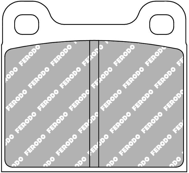 Remblokken FERODO DS UNO voor ALFA/BMW/PORSCHE/VW - F-CP2Z - FCP2Z - 3661768788172