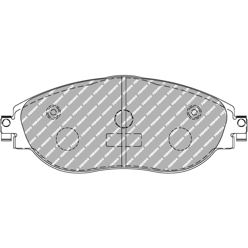 Plaquettes de frein FERODO DS 3.12 avant AUDI S3 quattro/VW Golf 7 - F-CP4425G - FCP4425G - 3661768788523