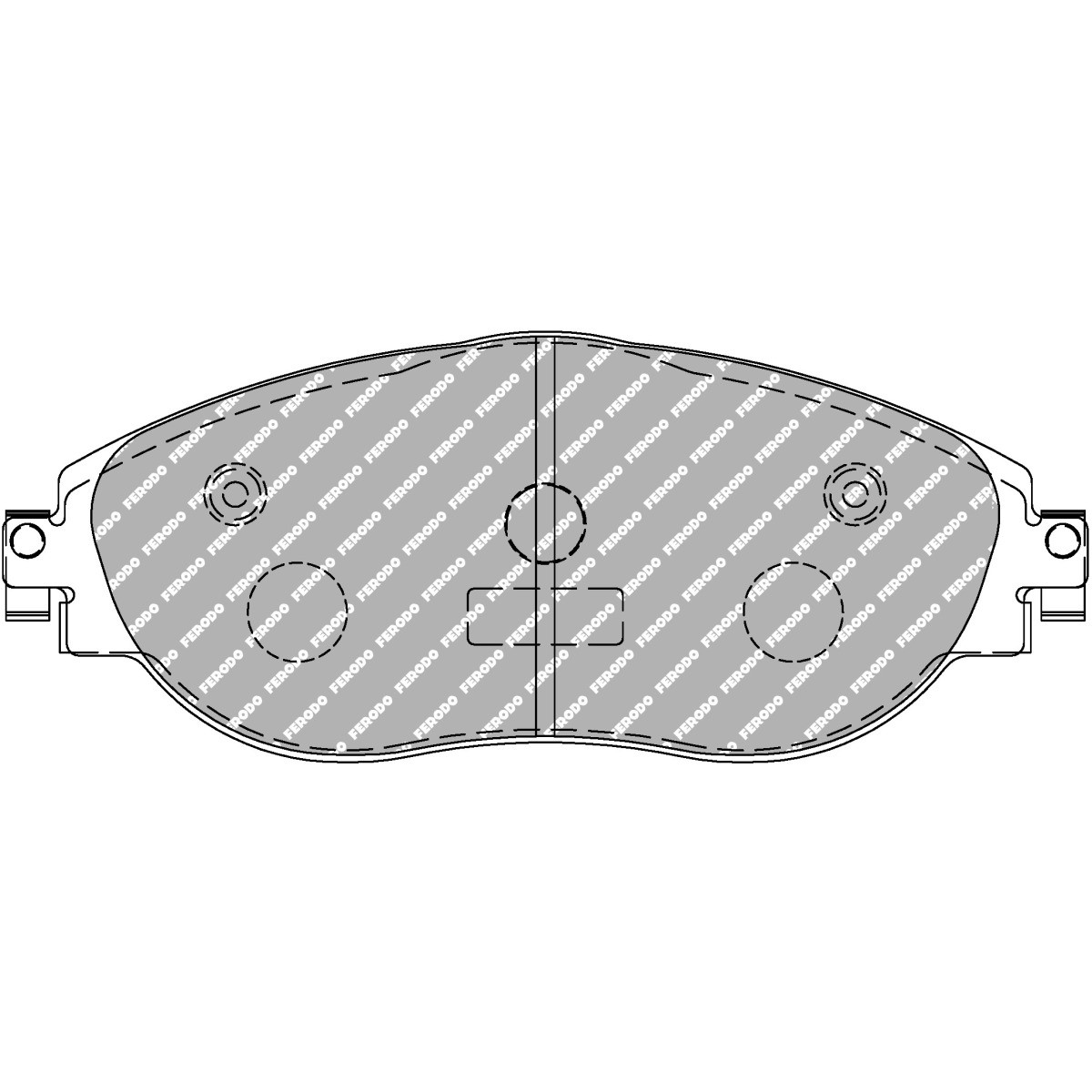 Plaquettes de frein FERODO DS 3.12 avant AUDI S3 quattro/VW Golf 7 - F-CP4425G - FCP4425G - 3661768788523