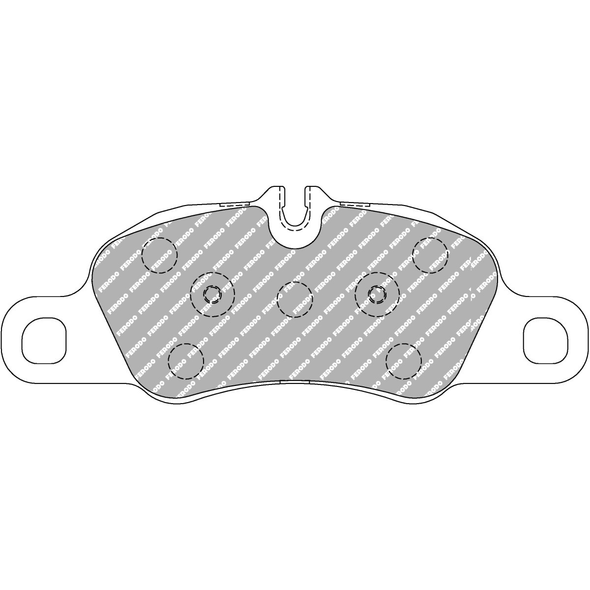 FERODO DS 3.12 Front Brake Pads for PORSCHE 911 997/Boxster 981 - F-CP4805G - FCP4805G - 3661768788776