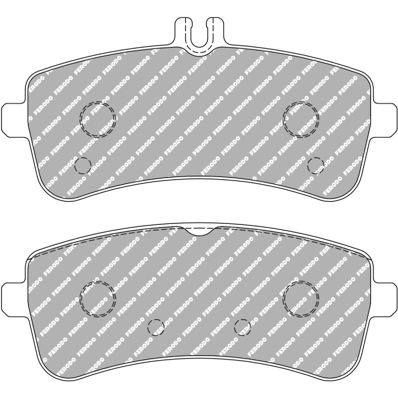 Remblokken FERODO DS2500 achter MERCEDES AMG 63 - F-CP5108H - FCP5108H - 3661768789001