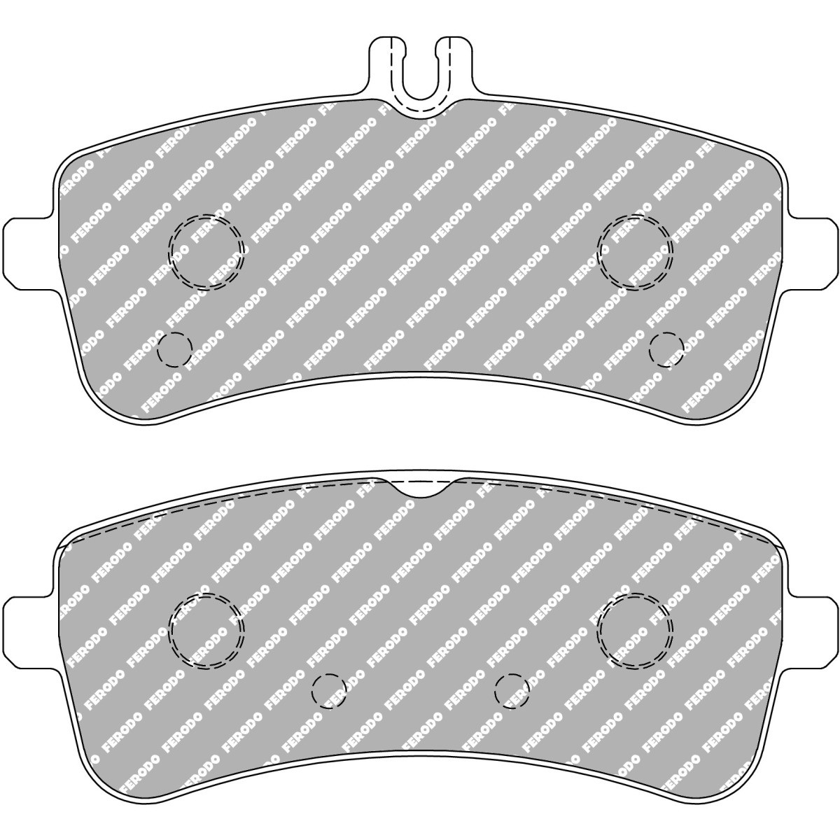 FERODO DS2500 Rear Brake Pads for MERCEDES AMG 63 - F-CP5108H - FCP5108H - 3661768789001
