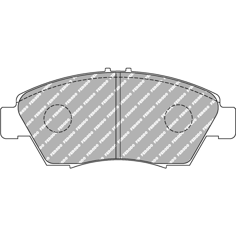 Remblokken FERODO DS UNO voor HONDA Civic CRX - F-CP776Z - FCP776Z - 3661768789148