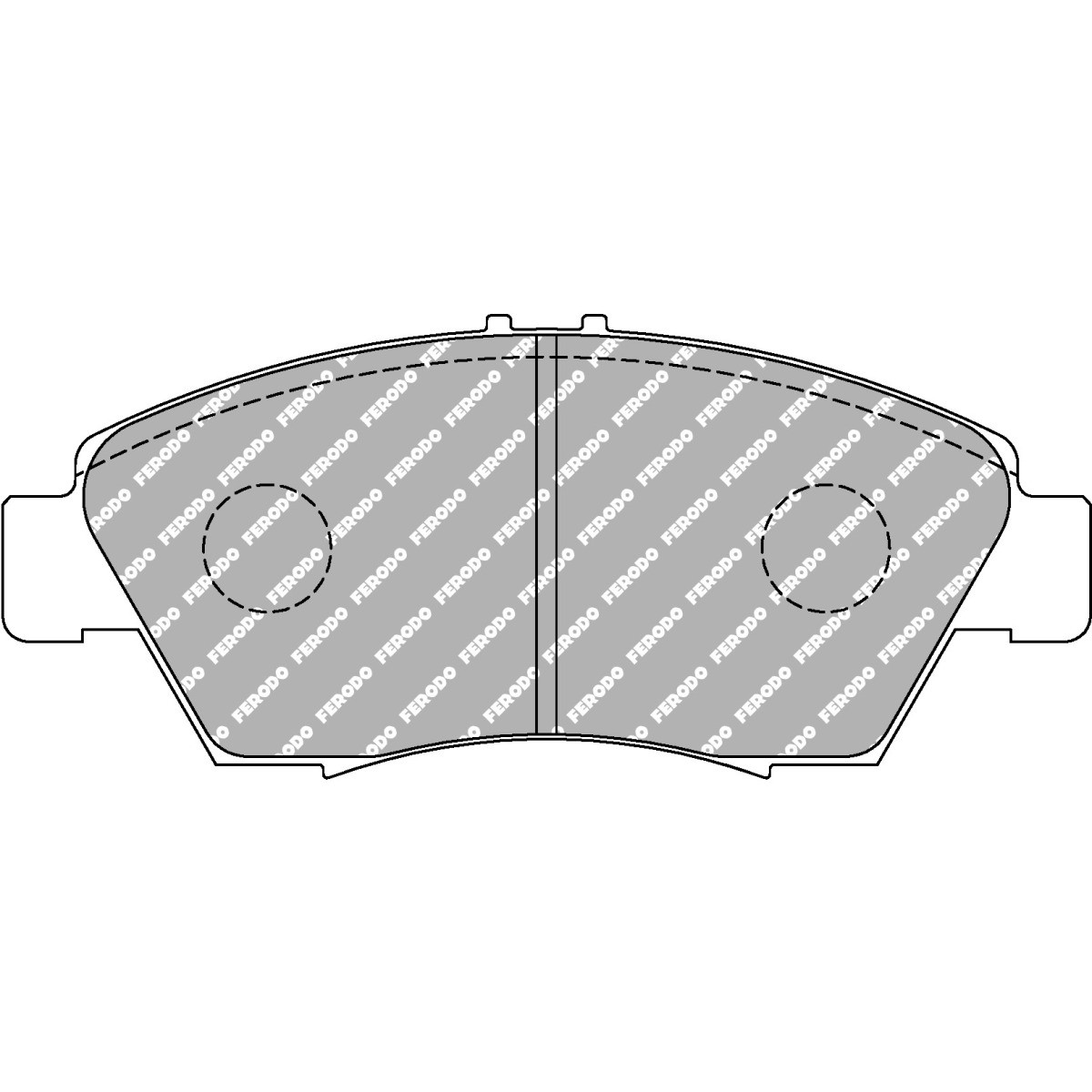 Pastiglie freno FERODO DS UNO anteriore per HONDA Civic CRX - F-CP776Z - FCP776Z - 3661768789148
