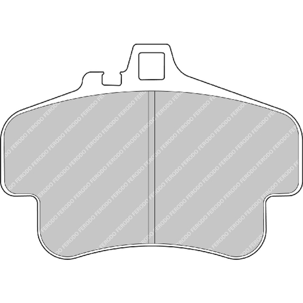 Remblokken FERODO D 3.12 voor/achter PORSCHE 996 - F-RP3051G - FRP3051G - 3661768791677