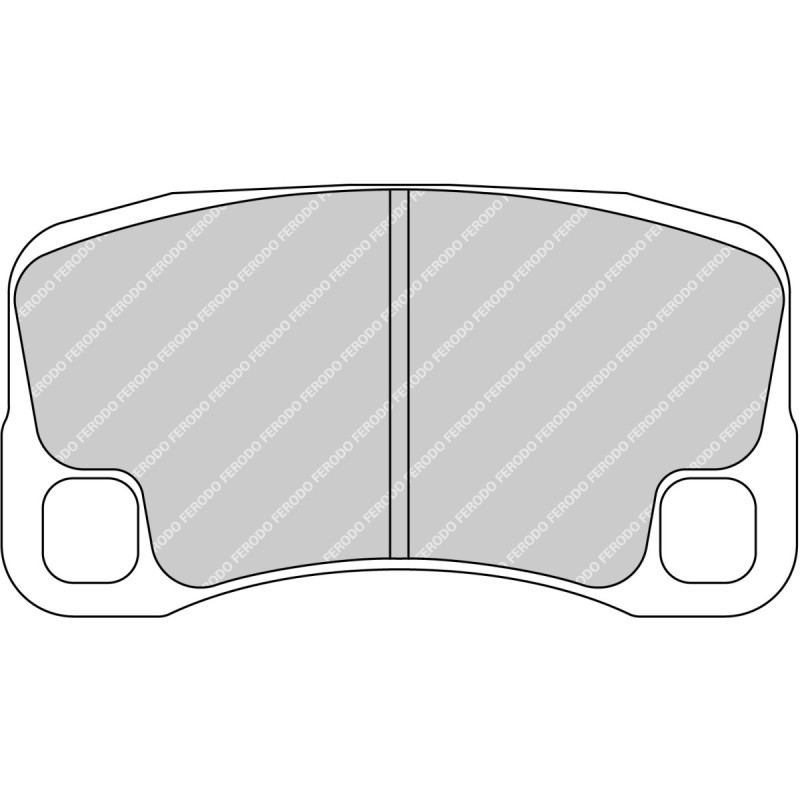 FERODO DS2500 Rear Brake Pads for PORSCHE 911 997 - F-RP3143H - FRP3143H - 3661768792636