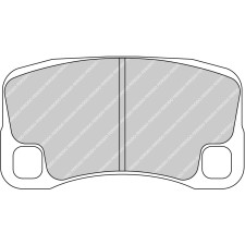 Plaquettes de frein FERODO DS2500 arrière PORSCHE 911 997 - F-RP3143H - FRP3143H - 3661768792636