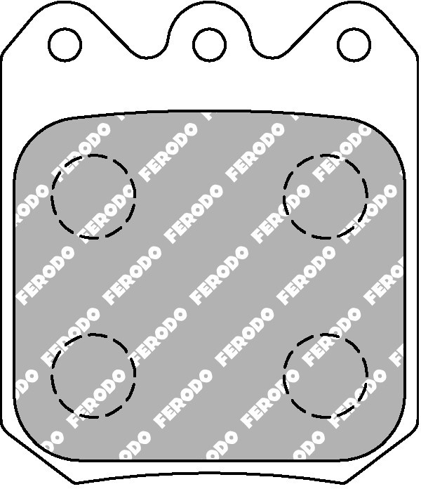 Inzetstukken FERODO DS3.12 FRP3104G - F-RP3104G - FRP3104G - 3666618075259
