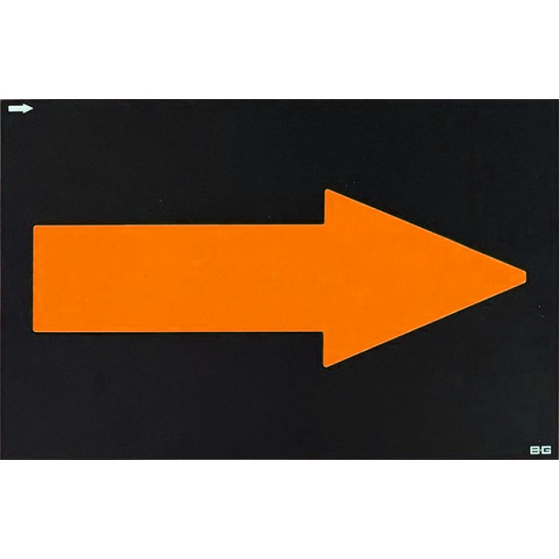 Săgeată pentru panou de stand BG Racing standard 255 x 178 mm - BG-R262G-AR.O - BGR262O-AR