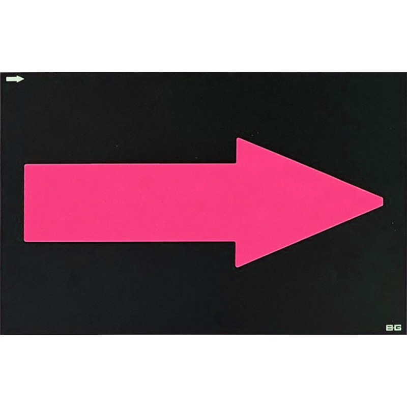 Săgeată pentru panou de stand BG Racing standard 255 x 178 mm - BG-R262G-AR.O - BGR262O-AR