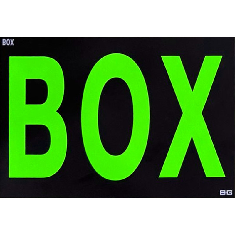 Symbole BOX BG Racing Grand Format 337 x 240 mm - BG-R252-BOX.O - BGR252O-BOX