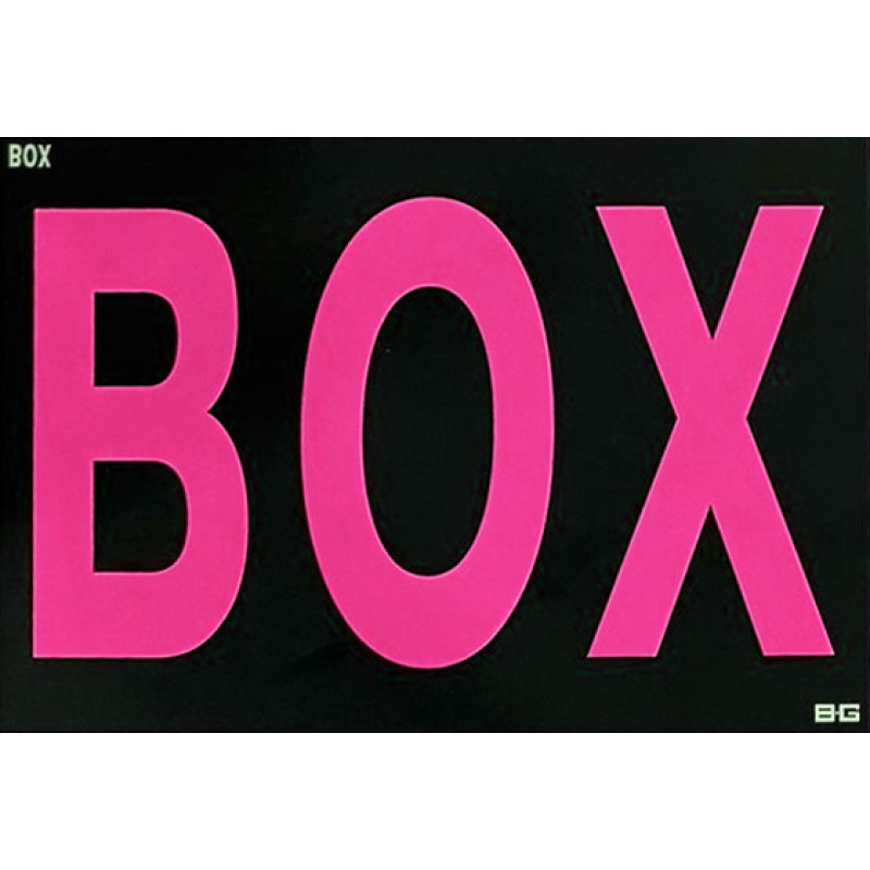 BOX BG Racing-logo, groot formaat 337 x 240 mm - BG-R252-BOX.O - BGR252O-BOX