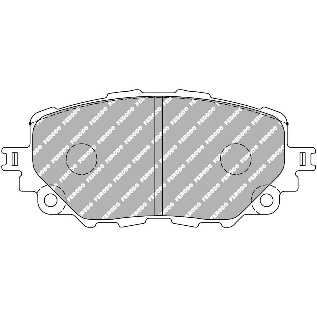 Platen FERODO DSUNO FCP4873Z - F-CP4873Z - FCP4873Z - 3666618075785