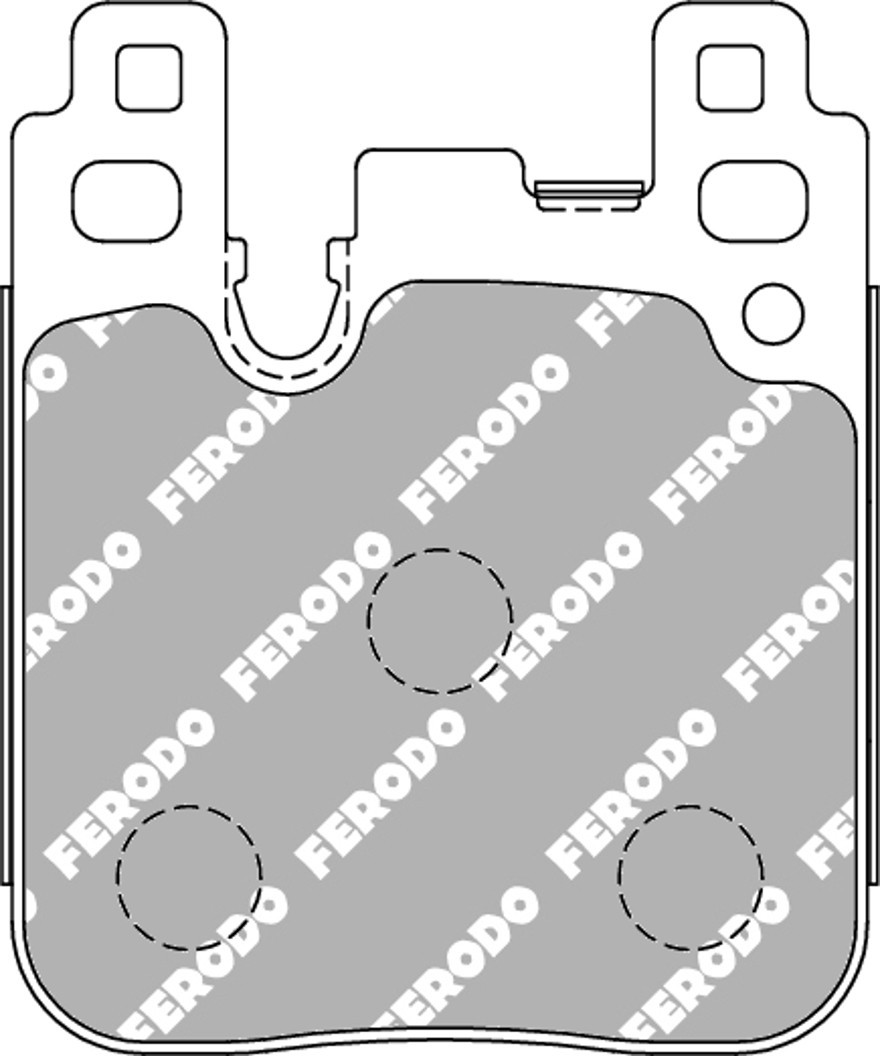 Inzetstukken FERODO DS3.12 FCP4663G - F-CP4663G - FCP4663G - 3666618075815