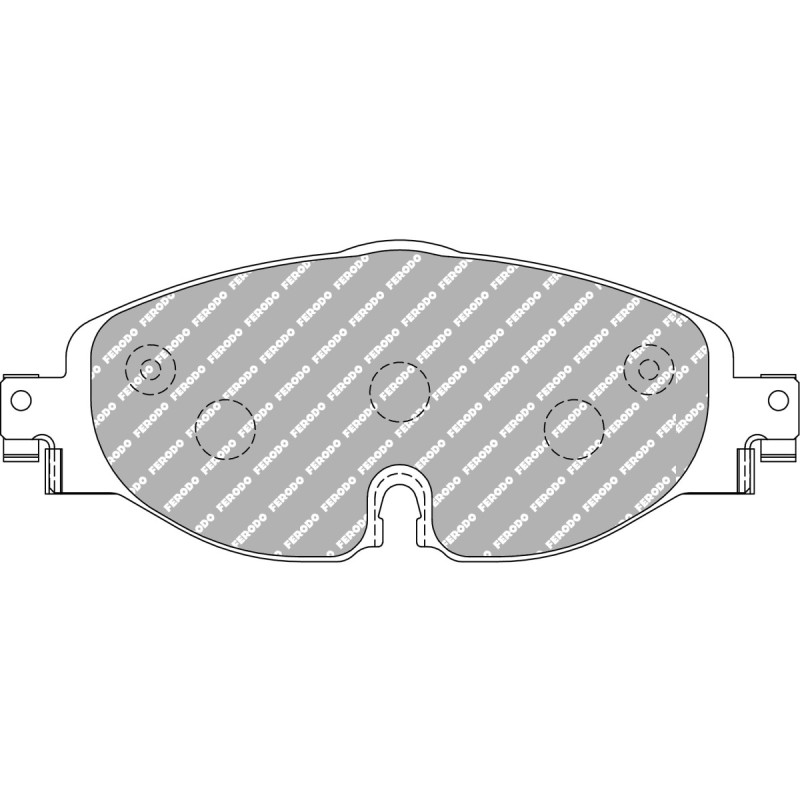Inzetstukken FERODO DS3.12 FCP4433G - F-CP4433G - FCP4433G - 3666618075822