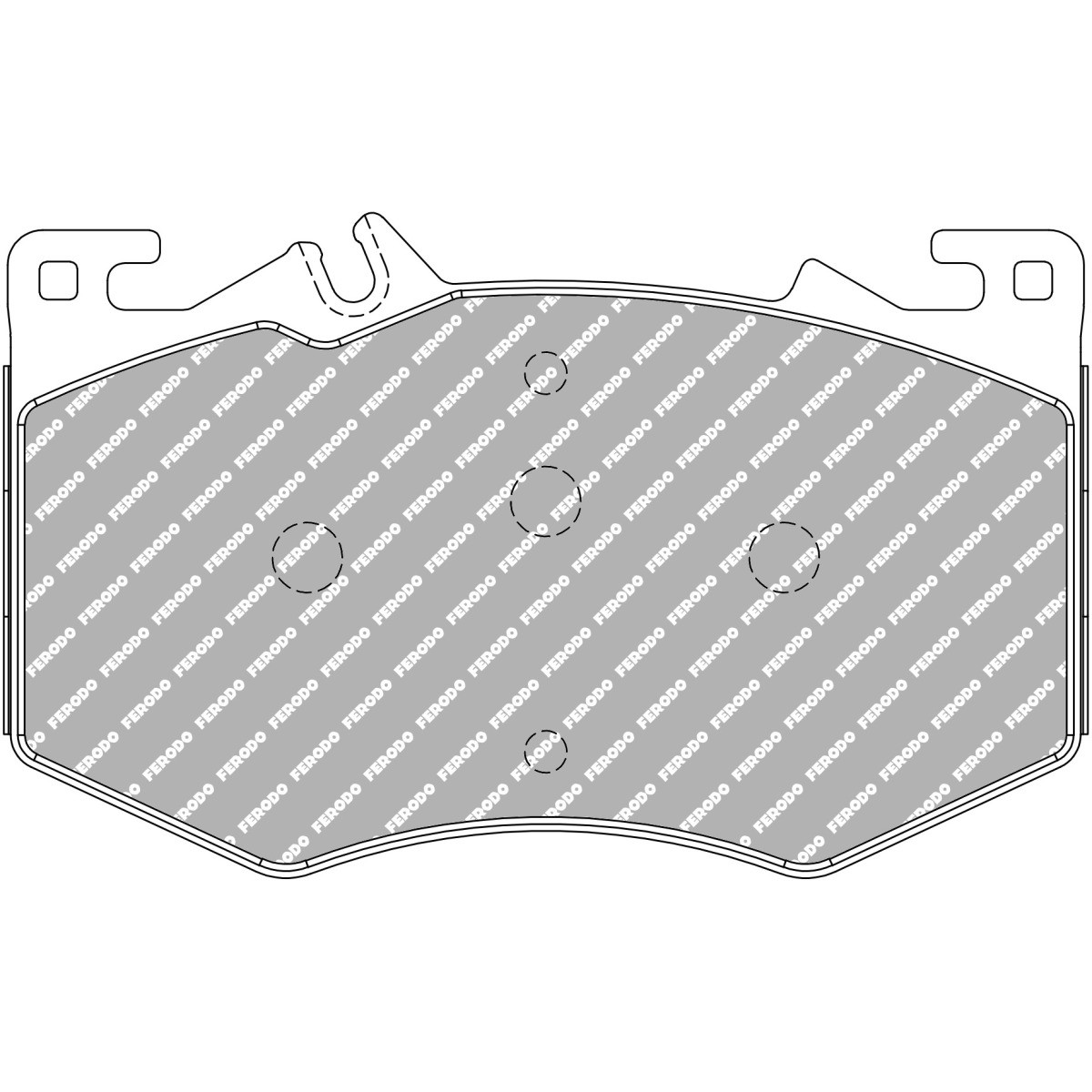 Pastiglie FERODO DS2500 FRP3166H - F-RP3166H - FRP3166H - 3666618076041