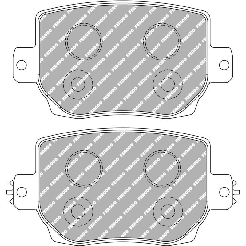 Pastiglie FERODO DS2500 FRP3162H - F-RP3162H - FRP3162H - 3666618076058
