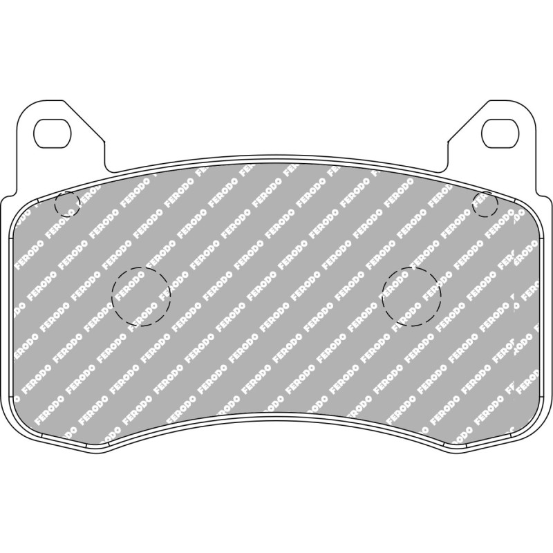 Plaquettes FERODO DS2500 FRP3161H - F-RP3161H - FRP3161H - 3666618076065