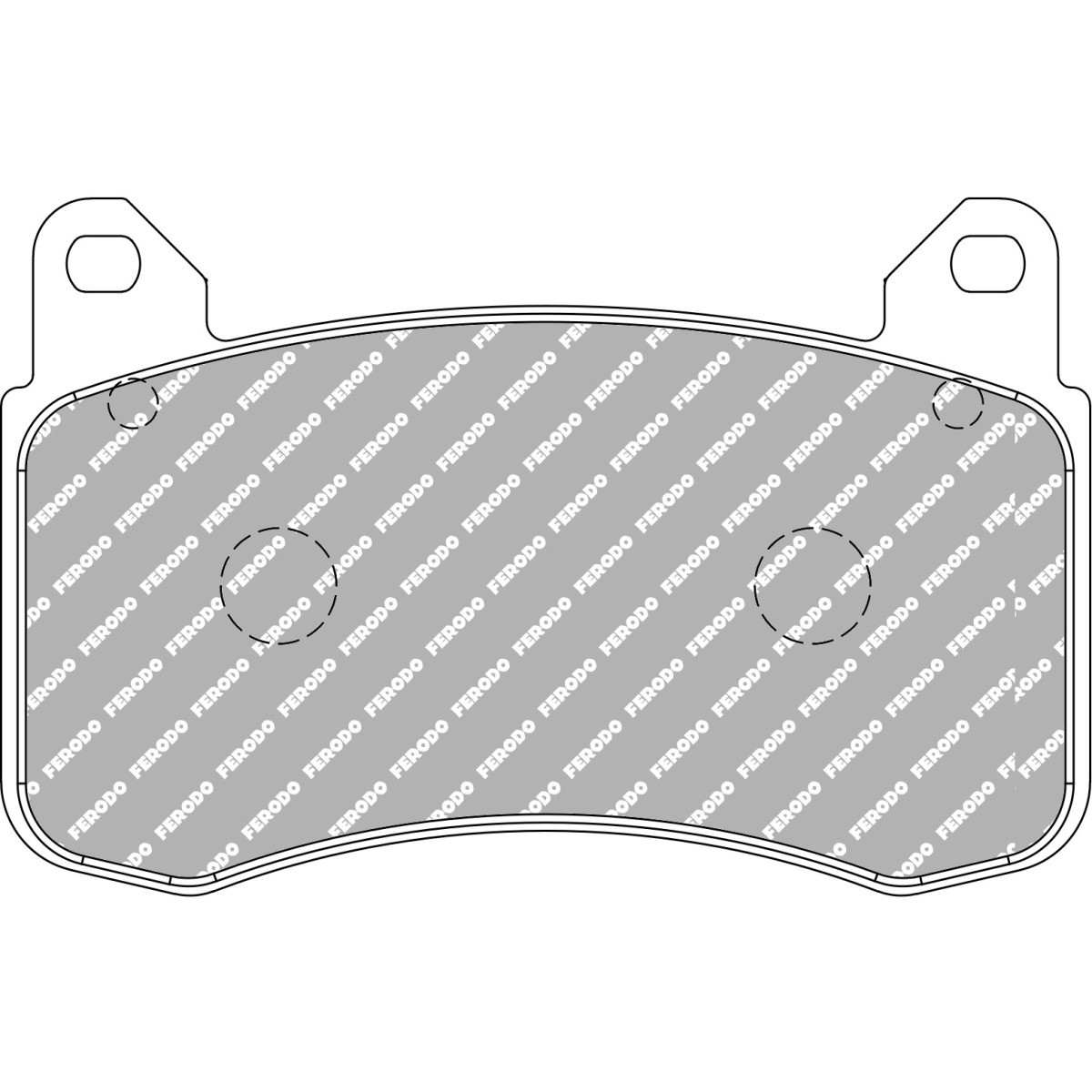 Pastiglie FERODO DS2500 FRP3161H - F-RP3161H - FRP3161H - 3666618076065