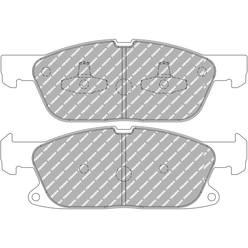 Inzetstukken FERODO DS2500 FCP4930H - F-CP4930H - FCP4930H - 3666618076188